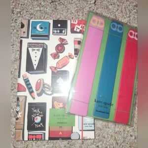 Kate Spade Multicolor Notebook and Bookmark Set